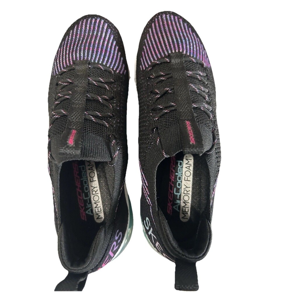 Skechers Women's Size 7 Skech Air Element 2 - 149401 Black Multi Athletic Shoes - Picture 6 of 11